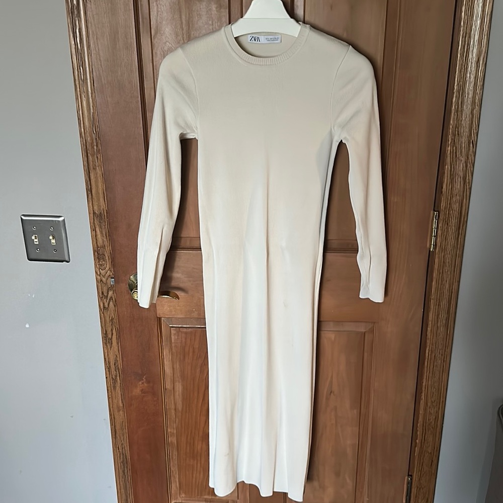 Zara ribbed slim Dress size M